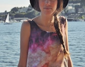 Nashira - Draped Galaxy Tank Top