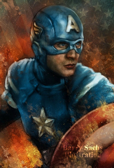 Superhero Commission 11x17 Print