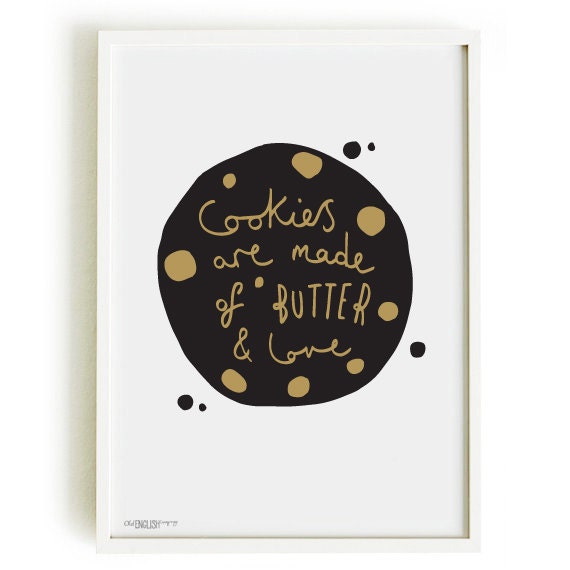 Cookie A4 Print - Baking print