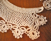 Vintage Lace Cotton Collar Made in the UK