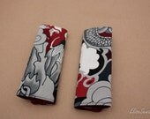 Car Seat Strap Covers Black, Red, Grey, Dragon