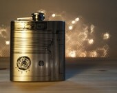 Hand Drawn Polaroid Camera Flask