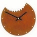 Shark Bite Wall Clock (Rusted)