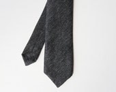 Franz - Charcoal Gray Wool Men's Tie