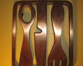 Fork, Knife, and Spoon Trivet and Wall Art