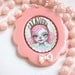 reserved for Crystal - Cotton Coquette. sister Calavera sweet sugar skull pink cameo necklace by KarolinFelix