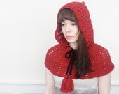 Crochet Hooded Capelet