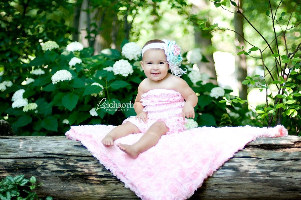 Just a Mint of Pink Vintage Headband by London Raquel