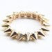 Gold Spikes stretchable bracelet