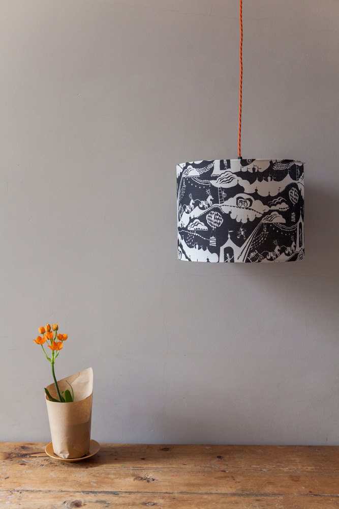 Enter the Magician Lampshade in Slate - Large