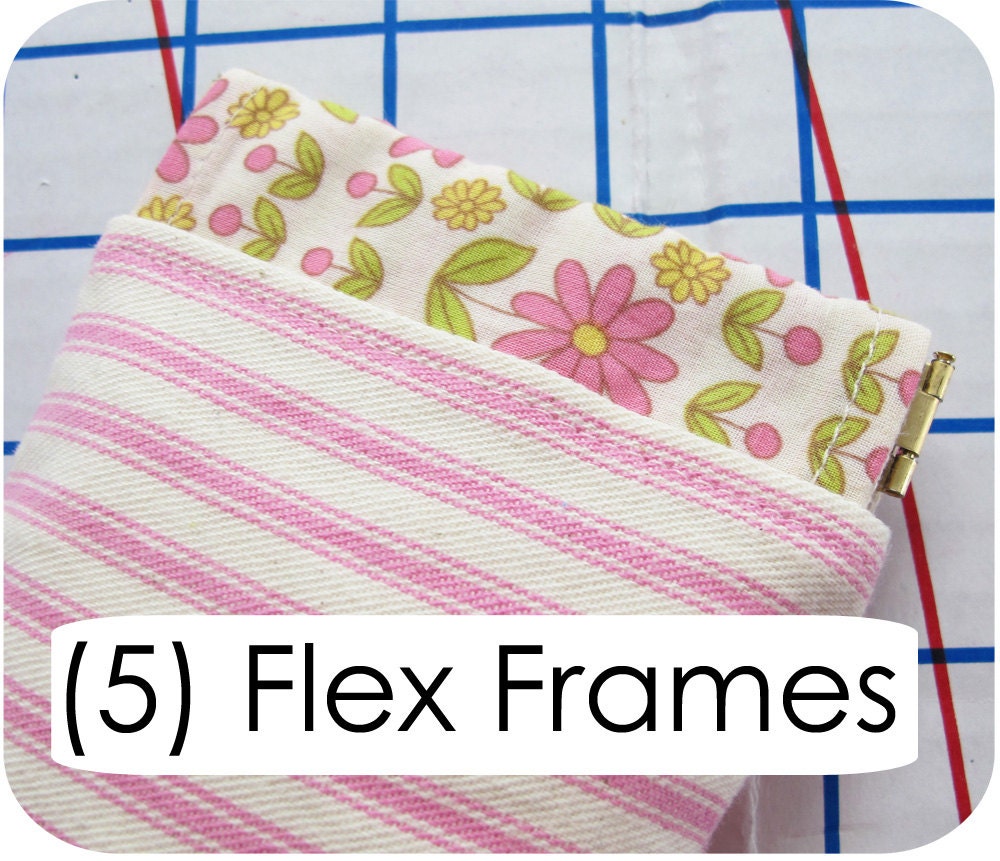 Five Flex Frames for Squeeze Pouch 3 and Half Inch Wide