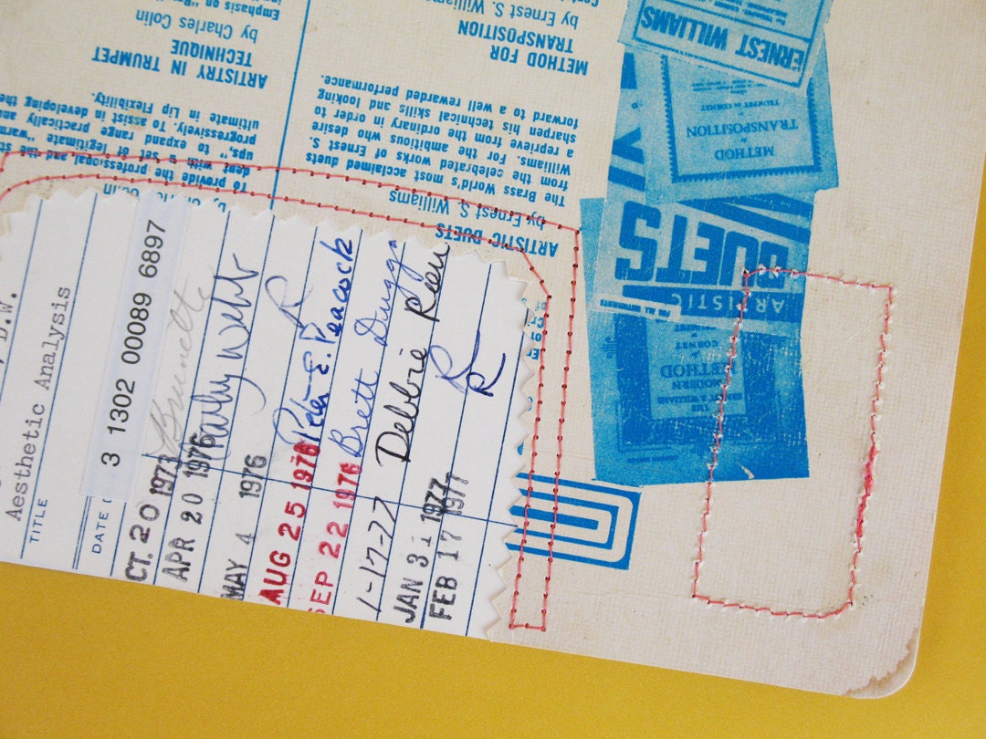 Recycled Ephemera Sketch Notebook - beethoven
