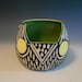Modern Carved Porcelain Owl Pot Sculpture