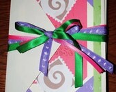 Set of Four Coordinating Cards - Thinking of You, Thank You, Happy Birthday and Get Well cards