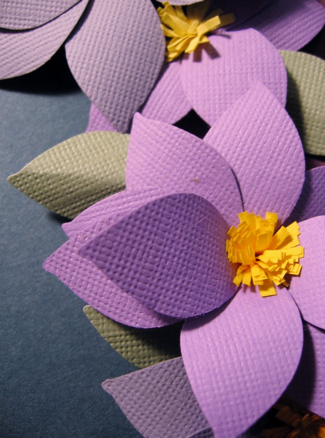 Purple Flower Note Card
