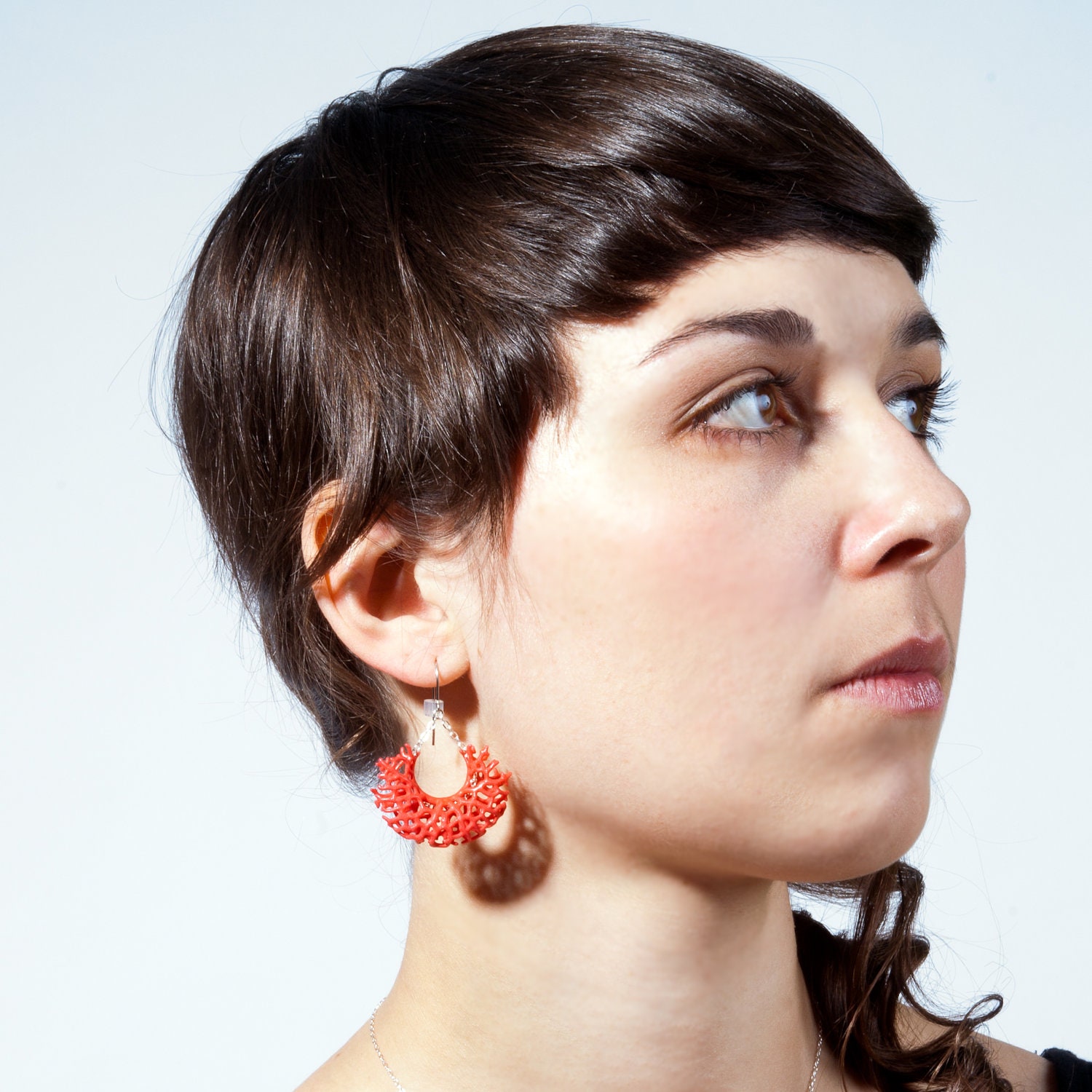 Vessel Earrings (red)