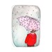 Portland Rain Umbrella illustration art print 8x10 - Who Needs Sunshine When I've Got You