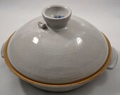 One Quart Bird and Nest Casserole Stoneware Pottery Free Shipping