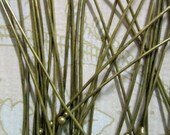 50 ballpins brass plated, 35mm  ball pins (lead and nickel free)
