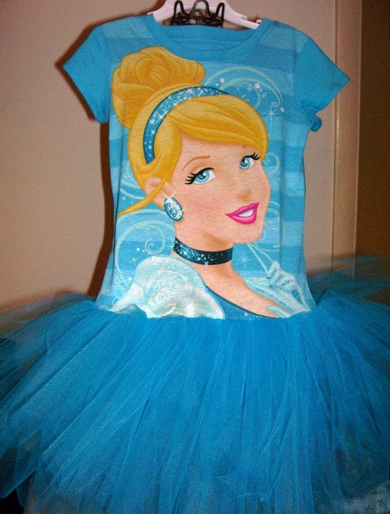 Princess Cinderella tutu dress size 7/8.ready to ship