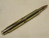 Bullet Pen Twist Brass 308 Winchester Cross Style