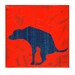 Posturing Dog Pooping - 11 x 14 Childrens Art Print