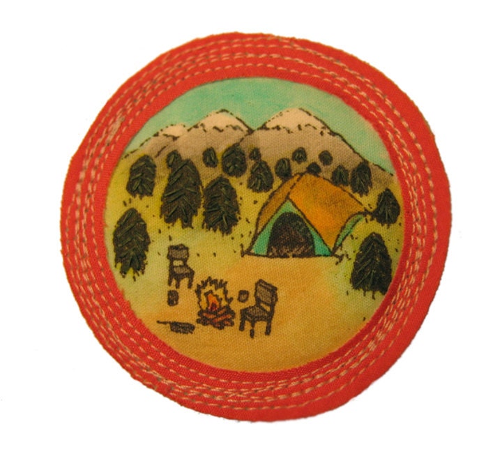 Merit Badge for 'being a happy camper'