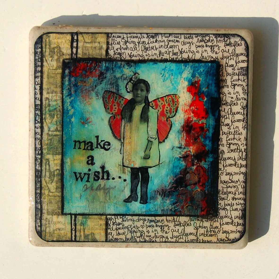 Make a Wish - 6x6" Tile Artwork