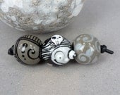 Black & White Trio - Bead set