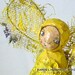 Yellow Orb Angel (posing with blue friend) Free USA Shipping