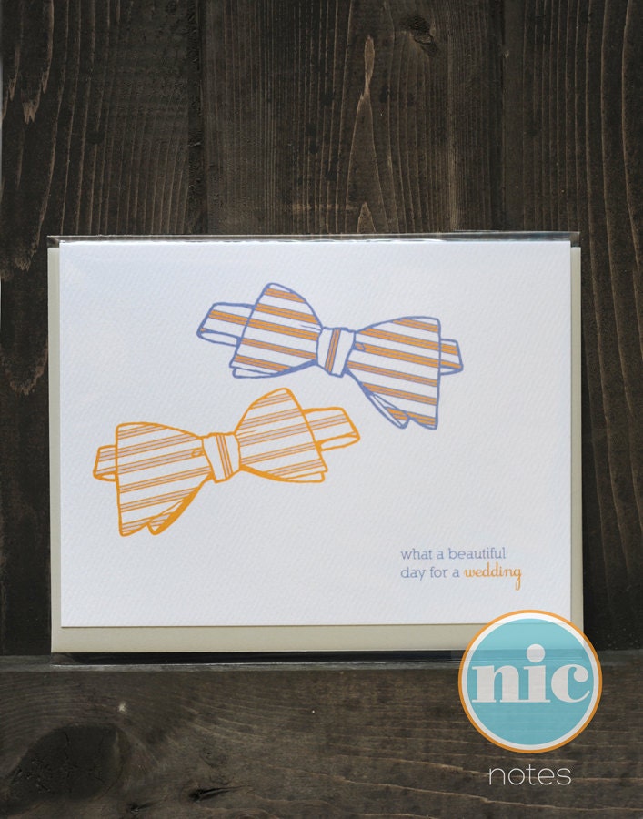 What a Beautiful Day For A Wedding - Same-Sex Wedding Card