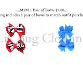 M2M Custom Boutique Childrens 1 Pair of Bows