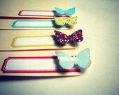 FREE US SHIPPING Spring  Has Sprung 4 Count Journaling Embellished Tags with Labels and Butterflies