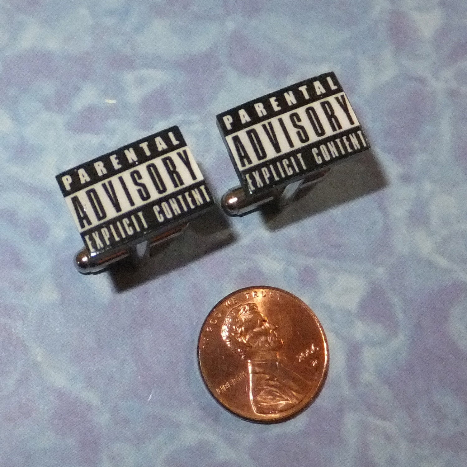 CUFFLINKS "Parental Advisory Explicit Content" Warning