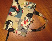 Paperback Book Cover Utamaro Geisha Design LARGE TEXT SIZE