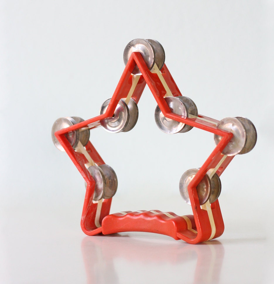 Vintage Star Tambourine