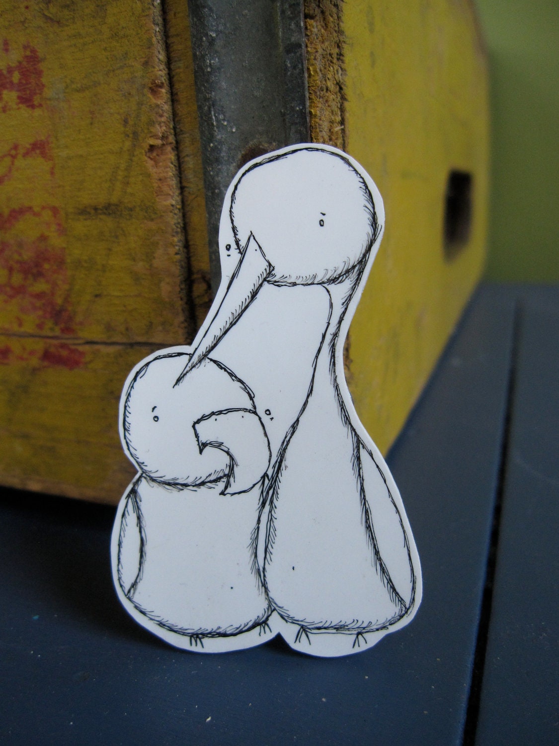 Handcrafted Bird Pin/Brooch - Each is Unique, All are Wonderful
