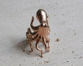 Rabid Fox Rosy Octopus Ring