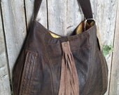Deep Brown Tassel Bag