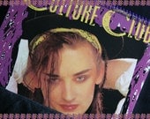 Culture Club Recycled Album Cover Spiral Notebook Journal Sketchbook
