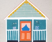 Original Painting - Beach Hut