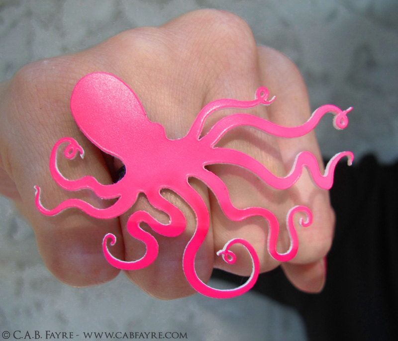 An Octopus Love Affair Ring (C.A.B. Fayre Original Design)