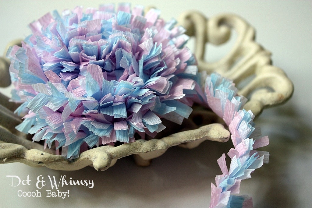 Ooooh Baby --ON THE FRINGE-- Handmade Crepe Paper Trim