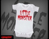 Little Monster Onesie Halloween Baby