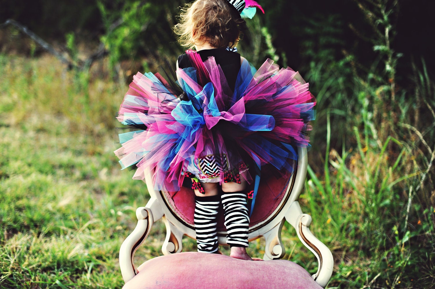 Zebra Partea Princess TUTU pinks turquoise black 1st Birthday Custom Made 1 2 3 4 Years