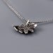 Etched Silver Oak Leaf Necklace - Nature Jewelry