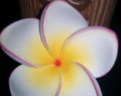 Yellow, plumeria,yellow plumeria, hair flower, hair clip, retro, tiki, tropical hair clip, hair accessory, pin up, gifts for her