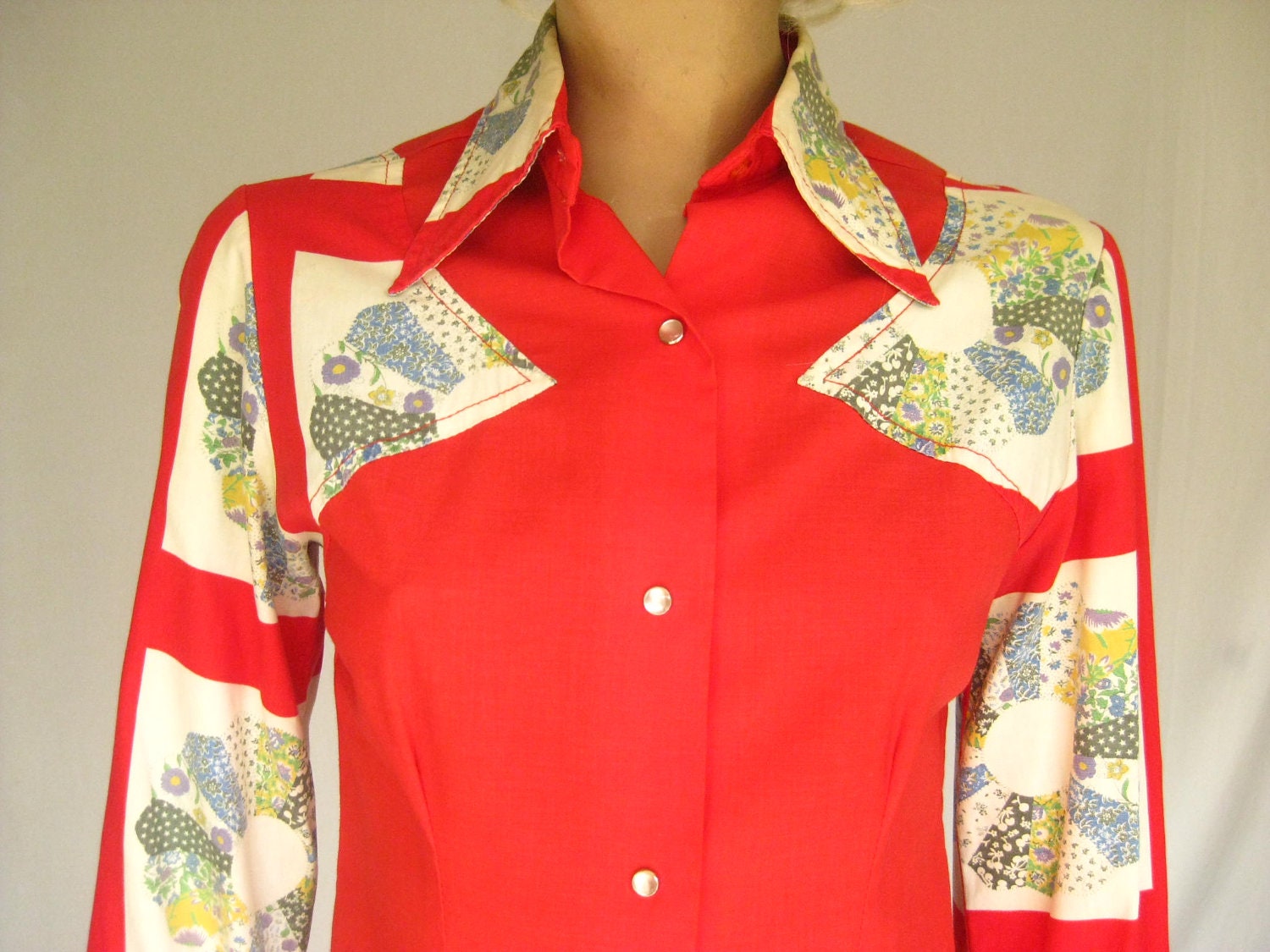 Vintage 50s Fenton   Womens Western Shirt