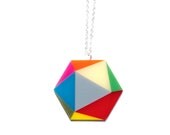 plastique x MAGNA 10-sided necklace