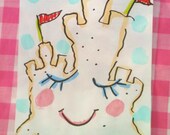 Sandcastle Sweetie Pillowcase Beach Dress  Hand Painted Size 2 to 8